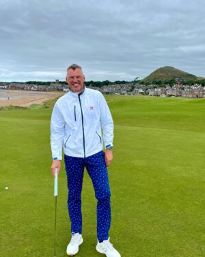 Šarūnas Jasikevičius Instagram - Year 9 of Scotland golf trip!!!Love coming here,,the culture,,people and golf!!!!weather,,,not so much!!!!!😭😭😭 #scotlandlover #golftrip #murfield #kingsbarnsgolflinks #northberwick