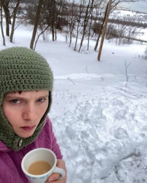 Sasha Frolova Instagram - Trying to remember what summer felt like but I find myself recalling those endless winters or salt cured fish and baked potatoes with the radio playing by candlelight