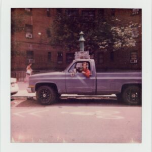 Sasha Frolova Instagram - Chapter 1 Polaroids

1. In a mad dash late one July eve Erin acquired this 1985 Chevy pick up truck. She doesn’t have a name still but she’s teaching us both how to ✨take up space✨

2. Keys, yay! House, yay!

3. Covered in calamine head to toe after an overzealous rendez vous with the hedger and some poison ivy. A bit grumpy after a quick cry and a desperate attempt to scrub Zanfel on my arms and thighs in a deli bathroom that, just my luck, had water that smelled like sulphur.

4. Judging by his big strong muscles you may have already anticipated how helpful he was and is. Zack dusted with egg sacks and cobwebs after he and Erin finished taking off the last of the vinyl siding.

5. Erin and Mr. Groundhog wave goodbye before their quick vacation to a field 15 miles away from the house. 

6. Erin, Patrick and Enya. First family visit and the first time I was alone at the house. I scraped a dead mouse carcass out of an inch of grease in the stovetop and almost passed out. 

7. Erin’s mom, Diane, wielding my favorite poison ivy chopping axe in front of what she identified as the most massive ancient wisteria vine of all time. You must use your imagination on this one (thanks polaroid) but it’s all there. 

8. My mama and stepdad come through for a visit with contagious smiles! Last day with this intriguing paisley wallpaper, which alas had to go. It’s for the best, I promise. 

9. Rebekah and our second 30 yard dumpster in under a month. Friendship really makes the world go around. 

Polaroids in chronological order