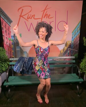 Sasha Hutchings Instagram - Run. The. World. ✊🏾💄🌍
It’s not a question, it’s a mandate. 

@runtheworldstarz 
NY Premiere 5/16/21

Styled by: @msdfiggs & @couturedujournyc