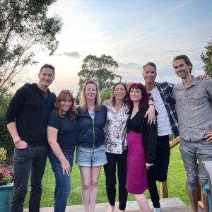 Sasha Roiz Instagram - 20 years since I’ve met these wonderful humans at the @guildfordschoolofacting and the friendship has only deepened. So grateful for the profound connections and experiences that London has gifted me. This city will always have a piece of my ❤️ #heyoldfriends  and if in London catch my mate @haydnoakley in the brilliant production of @anythinggoesuk 👏