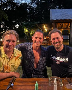 Sasha Roiz Instagram - April 2023 - Costa Rica.  Among the many gifts life has provided me, my friendships rank among the highest. I have been blessed with wonderful people in my life, like these beautiful bastards who I’ve been lucky enough to know since childhood. A blissful week, decades of friendship and a lifetime of memories. Here’s to many more 🥂 Love you guys.