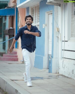 Sassi Selvaraj Instagram - A day without laughter is a day wasted 💙

PC : @shutterx__ 
Outfit : @pretta_.in 

#walk #smlie #fun #outfit #dress #white #blue #actor #cool