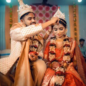 Satirtha Debnath Instagram - Cheers To the love that grows stronger with each passing year ❤️happy two years ❤️

#happytwoyearsanniversary #marriedlife💍