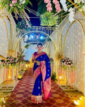 Satirtha Debnath Instagram - Saree ❤️🧿

#weddingseason #photogram #sareelove #sareefashion #bongonari #tripuragirl #katansilk #loveyourself #instagood #instadaily #trending #fashionista #culture #bengali