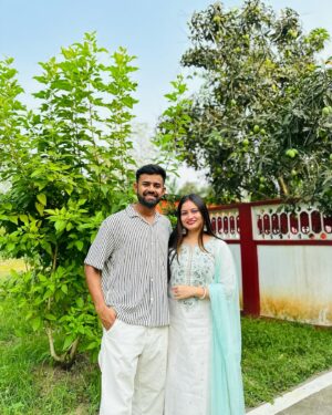 Satirtha Debnath Instagram - Life is beautiful with you 🧿❤️🩵

#anniversary #twoyearsoftogetherness #marriedlife