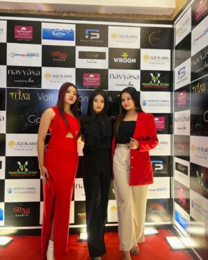 Satirtha Debnath Instagram - ❤️🖤❤️ 

Launching event of - @tfiaa2023 
Fashion show by- @voltfashionweek 
Event venue- @aquilaria_club 

In frame - @pinaki_debbarma 
  @satirtha_debnath ❤️