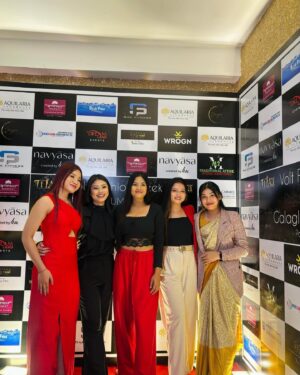 Satirtha Debnath Instagram - ❤️🖤❤️ 

Launching event of - @tfiaa2023 
Fashion show by- @voltfashionweek 
Event venue- @aquilaria_club 

In frame - @pinaki_debbarma 
  @satirtha_debnath ❤️