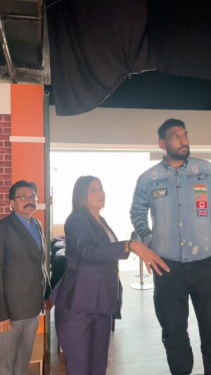 Satnam Singh Bhamara Instagram - 🙏🙏🙏. #satnamsingh #AllEliteWrestling #AllElite #AEW #AEWRampage #OneInABillion #SinghInRing #TheIndianGiant  #SinghIsKing