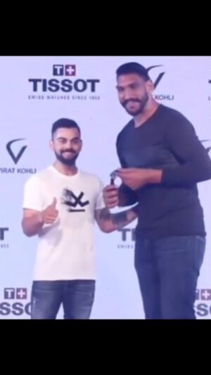 Satnam Singh Bhamara Instagram - Congrats champ @virat.kohli 🐐 and Team India🇮🇳🫡 on winning the @t20worldcup!! 🏆🥇 #Proud #TeamIndia 

#TeamIndia #Cricket #T20WorldCup #ICC #Champs #India #WorldCup #ViratKholi #GOAT #Legend #IndianCricket #Tissot #Punjab #OneInABillion #SinghIsKing #TheIndianGiant #PunjabiGiant