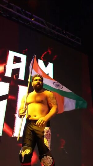 Satnam Singh Bhamara Instagram - From Punjab, India… 

@luchalibreaaa @realjeffjarrett 

#LuchaLibreaaa #Mexico🇲🇽 #Monterrey #OneInABillion #TripleManiaXXXII #SinghInRing #SinghIsKing #TheIndianGiant #PunjabiGiant #Punjab #India #Sidhu #LLSMW #Legend #Vaar #SikhMuscle #AAA
