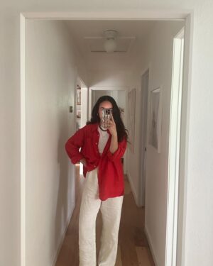 Savannah Jayde Instagram - red is a neutral x @donni ❌⭕️