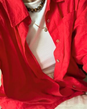 Savannah Jayde Instagram - red is a neutral x @donni ❌⭕️
