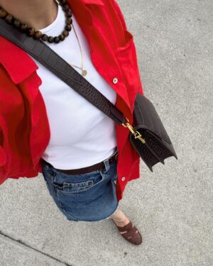 Savannah Jayde Instagram - red is a neutral x @donni ❌⭕️