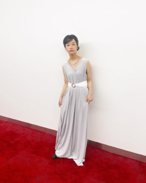 Sawako Fujima Instagram - 完成披露試写会で着た素敵なドレスとアクセサリー紹介させて下さい。

👗 @miriwada 
💄@shihosakamoto22