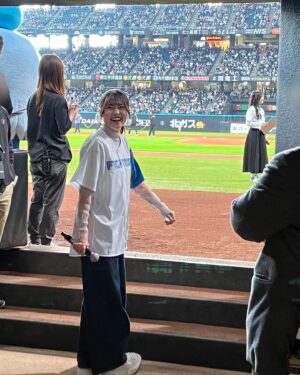 Sayaka Senbongi Instagram - 北海道ーーー！！！🏟️⚾️