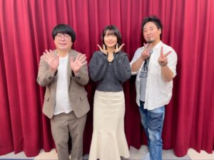 Sayaka Senbongi Instagram - お久しぶりの渡さんと向さん！

デビュー間もない時からお世話になってるお二人です！！
トーク楽しかった〜！！
観てくださった方々ありがとうございました！！

やっぱりビックリマークはつけちゃうんだよなぁ🫠

#渡向がアニメを語るな