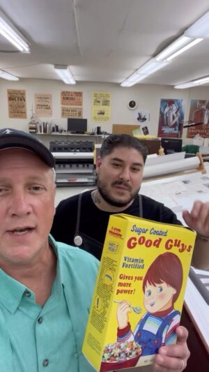 Scott A. Reeder Instagram - I finally visited The Earl Hays Press after strictly dealing with them on the phone for over 30 years.  It was great seeing y’all!!. @_thepmg @theearlhayspress #props #propmaster #filmmaking #graphicdesign