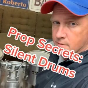 Scott A. Reeder Instagram - 🥁 Prop Secrets: Silent Drums 📷 @scottpropandroll

#props #drummer #scottreeder #soundmixer #filmmaking #movieprops #setlife