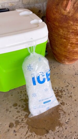 Scott A. Reeder Instagram - Props: Bag of Ice that Won’t Melt.  You could also use  fake ice but this is a good backup if you don’t have it.  It’s also a great way to fill a convenience store cooler etc.  #props #filmmaking #propmaster