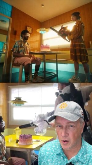 Scott A. Reeder Instagram - Chainsawing a Cake. Breaking down a little behind the scenes of a Fetch App commercial. @joedouglasdop @filmmakersworld