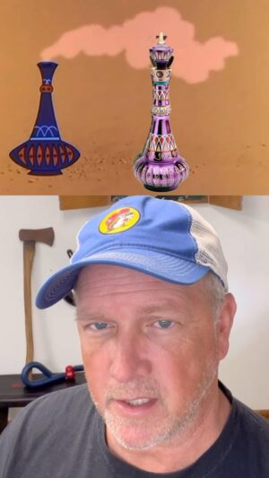Scott A. Reeder Instagram - Jeannie in a Bottle #props #filmmaking #tvprops #movieprops