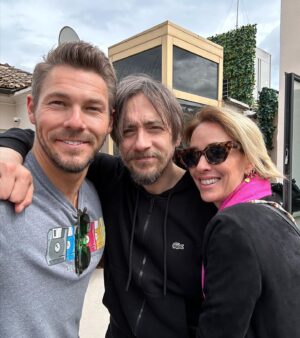 Scott Clifton Instagram - This may have been the highlight of my entire trip. You may not recognize these faces, but in Italy these are the voices of Liam, Steffy and Hope: Emiliano Coltori @querenzio (Liam), Ilaria Stagni @stagniilaria (Steffy) and Valentina Mari (Hope).

There is a reason the show is so successful overseas, and it’s because of how much time, thought and care is put into the dubbing. 

I’d been waiting 13 years to meet Emiliano, specifically: he’s my invisible teammate—literally the other half of my performance in every episode. And we connected instantly, because how could we not? He knows my habits, mannerisms, and speech patterns better than I do, because he has to study and emulate them every day. It was so fulfilling to bond over this shared identity, and he was gracious enough to answer hours of my obnoxious questions. 

Not to mention the chemistry between the three of them in person was infectious. It felt like stepping into a parallel universe. 

What a thing.