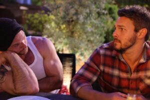 Scott Clifton Instagram - “Too few stories are told about the importance of straight-guy-love,” a gay colleague once said to me in passing, and I never forgot it. Don’t be ashamed to tell your hetero pals you love them.

…Speaking of which, @thomasjankas go get me another beer! 

(📸: the great @jfoutsy)
