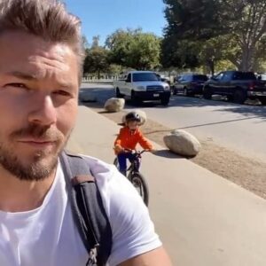 Scott Clifton Instagram - I heard you guys like the ones with people in them. Here’s two heads, eight limbs, and four wheels.