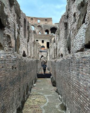Scott Clifton Instagram - The Colosseum. Only touristy thing I got to do, but having the privilege of taking the tour after hours, when the arena is so quiet you can hear a pin drop—that was really something. I kept asking if they’d let me and @lsaintvic do battle, but apparently that’s frowned upon nowadays.

📷: @photosmith_official & @annikanoelle (the good ones, anyway)