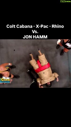 Scott Colton Instagram - Did you know this match took place? On the tv show, The @chrisgeth show. Me, gethard, Rhino & Xpac wrestled Hamm, Vacation Jason (@rileysoloner) a pineapple (@myers_wrestling) and a coconut(@buckneverstops )! Watch every ep on YouTube!
