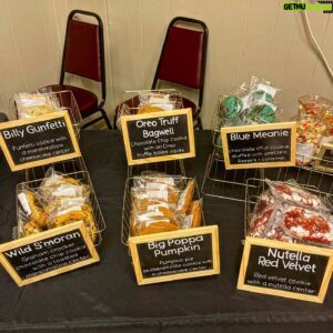 Scott Colton Instagram - Check out the names of the goodies that @top_rope_baking is selling at @dreamwavewrestling