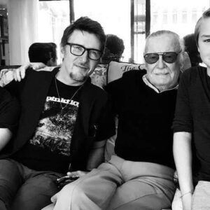 Scott Derrickson Instagram - Me, my boys and Stan Lee, June 2018