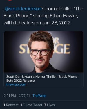 Scott Derrickson Instagram - 