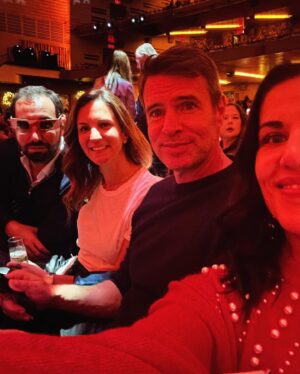 Scott Foley Instagram - 2 families, 1 amazing holiday outing!  If you’re in NYC and get the chance, go to @radiocitymusichall and see the @therockettes Christmas Spectacular. It has become an annual tradition for our family and we were so excited to share it with one of @themeanchick oldest friends @michellelee010911 and her family. And to top it off, true indulgence at @blacktapnyc.  Between the burger and that HUGE milkshake our nights were made!