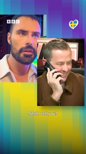 Scott Mills Instagram - Not long to go until the UK’s Eurovision spokesperson is revealed on @bbctheoneshow and all we can say is that you are NOT ready! 🤭 @realscottmills and @rylan deserve 12 points for not spilling the tea already #Eurovision2024