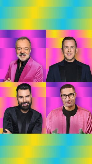 Scott Mills Instagram - @grahnort @rylan @realscottmills and @iamrichieanderson are ready to bring the world’s greatest music show to @bbciplayer and @bbcsounds. Don’t miss the Semi-Finals and Grand Final on 7th, 9th and 11th May live from Malmö, Sweden! 🇸🇪