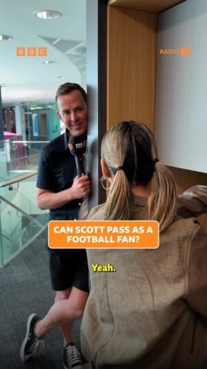 Scott Mills Instagram - “Foden’s wasted on the left” 😂⚽️ Can Scott pass as a football fan? 
#BBCEuros #Euro2024