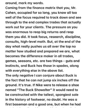 Scott Patterson Instagram - Why the New York Mets Should Hire Buck Showalter as Manager; An Open Letter To owner Steve Cohen - Nobody asked me to do this but here goes.... Buck Showalter and I were NY Yankee teammates at AA Nashville and AAA Columbus in the early to mid-80's so I got to know him…(Swipe left to read)
@mets 
#BuckShowalter #nymets