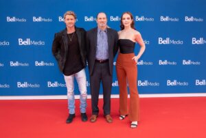 Scott Patterson Instagram - Bell Media Upfront red carpet - Hanging out with @chadmichaelmurray and @morgankohan - We will be bringing @robyncarrwriter ‘s story “Sullivan’s Crossing” to your tv screens. Filming begins soon with the team that brought you “Virgin River”!! @TomJacksononline , @andreamenardmusic ,  @lyndaboydmedia , @allanhawco , and @amaliaawilliamson will also star.

#SullivansCrossing #VirginRiver @CTV @thelede_ca @CTV_PR @roma.roth #ScottPatterson #RobynCarr  #virginriverseries #romancebooks #womensfiction #bookstagram #book #reelworldmanagement #Gilmoregirls #lukedanes