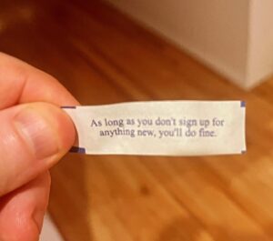 Scott Snyder Instagram - Our 12 year old was very happy with his fortune tonight. I was not.
