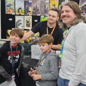 Scott Snyder Instagram - I'm here with the coolest dad at the whole con