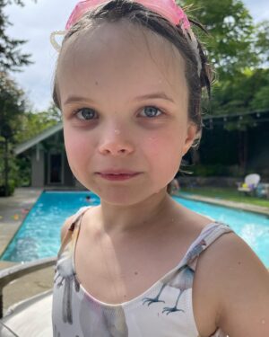 Scott Wolf Instagram - My baby turned 8.

For her first birthday party in two years, she had a pool party. 

She never complained about not having a party last year. Dinner with the family was enough. She knows things. She holds a wisdom and a power that I am in awe of. 

Seeing how happy she was swimming and playing with her friends this year was so special. 

Lucy Marie Wolf, you are the most beautiful, kind, generous, powerful, hilarious and magical soul.

We love you to the moon and back a thousand times. 

Happy Birthday, Lu. 

❤️❤️❤️❤️❤️❤️❤️❤️🎂