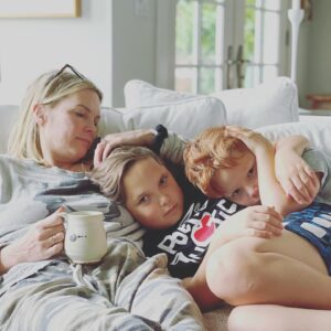 Scott Wolf Instagram - These boys. These good, kind, hilarious boys who love their mama. 🧡🧡 

#nationalsonsday