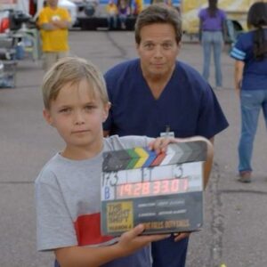 Scott Wolf Instagram - #tbt to Jackson’s first day on the camera crew of #NightShift @nbc #nailedit 💪🏻💛