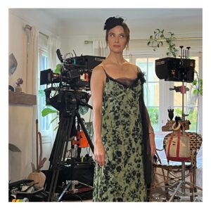 Scottie Thompson Instagram - So this happened…

A dream come true in a vision being birthed. I wrote, directed, produced and acted in my first film, a short film, but a film nonetheless. And I could not have asked for a more incredible cast and crew of collaborators. Friends I’ve known for years, folks I have reconnected with after years, and new faces. All of whom carry worlds of talent. 

Thank you first of all to the profoundly talented DP @gipperpl , the calm center to my spinning ball of energy. And to my wildly talented cast @alyshiaochse (yes to finally playing sisters!) @meta2meta @imbrettdalton @bowmantheofficial @rupakginn @lisaleecooper . You all brought your characters to life in ways beyond my most absurd imaginations. This could not have happened without my insanely skilled and committed producers @leannerichele @ivysinstagram @melbic21 . You ladies made this world spin into existence and I am forever grateful. And Leanne, you really are Macgyver. And to the visionary department heads, wow: @alessandro_marvelli for your realm creating, @bowmanmakeup @laurenlit for painting us into beauty (despite zero sleep dark circles for days on my end), @ninawarrick for donning us in such a fabulous palette. To the captain @micktmugnai for jumping in last minute and so effectively steering our ship. To the beyond brilliant @trincervantez for propping us up to perfection. To @olegolden for keeping us perfectly attuned. To the incredibly hardworking and professional camera, grip and electric department. Wow. Thank you @kansasstarr for keeping such a good eye on us. To @birds_eye_photo for capturing us behind the scenes. And @georgeesquivel for special slippers to dance in (that I thankfully saved from the rain). And a most special thank you @john_hindman451 for guiding me through each step of this process and each hat I wore with the most sincere kindness, care and craft. You are a gift.

I am so beyond grateful to each and every person who helped me along the way bringing this story to life, and to each and every artist and craftsman who came on board the shoot. We made some seriously magic shit dancing in the rain. So much so that we wrapped with rainbow. 

🪄🎬🌈