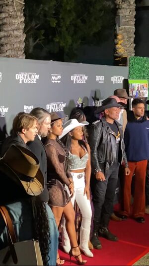 Scytorya Rhodes Instagram - Our movie Outlaw Posse movie premiere! You had to be there 🔥
Lost in the magic of Sunday night with an extraordinary cast and crew. The premiere overflowed with love. Counting down the days until the movie hits theaters on March 1st!

#outlawposse #movie #paff #paff2024 #filmfestival #scytoryarhodes #mariovanpeebles