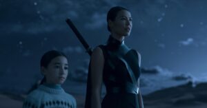 Sea Shimooka Instagram - 3 BODY PROBLEM is one of the most visually stunning pieces of television and I’m so grateful to be apart of it. Stream it now on Netflix!

@netflix 
@3bodyproblem 

#netflix #3bodyproblem