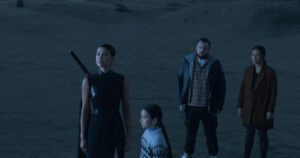 Sea Shimooka Instagram - 3 BODY PROBLEM is one of the most visually stunning pieces of television and I’m so grateful to be apart of it. Stream it now on Netflix!

@netflix 
@3bodyproblem 

#netflix #3bodyproblem