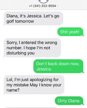 Seamus Dever Instagram - Recent text scams. Three texts, three genres.